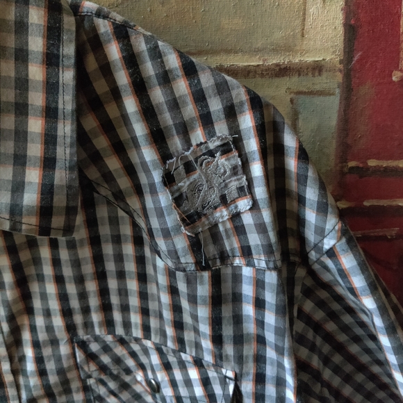 3/$20-Micros men's button down shirt - Picture 5 of 5